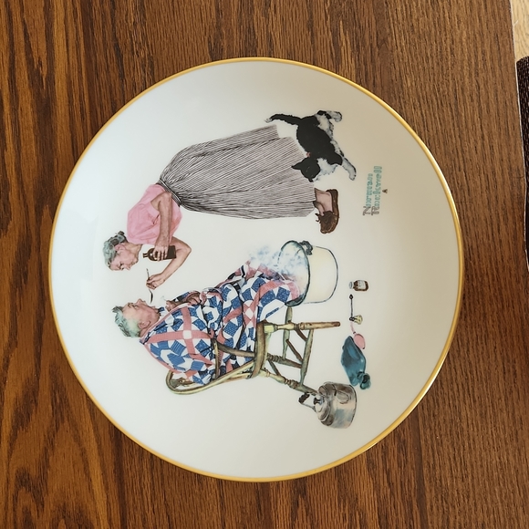 1978 Norman Rockwell fine China four seasons - Picture 2 of 9
